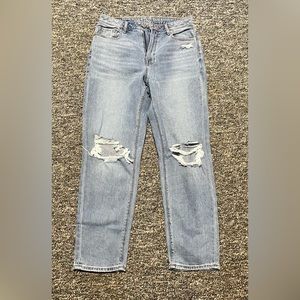 American Eagle Ripped Mom Jeans